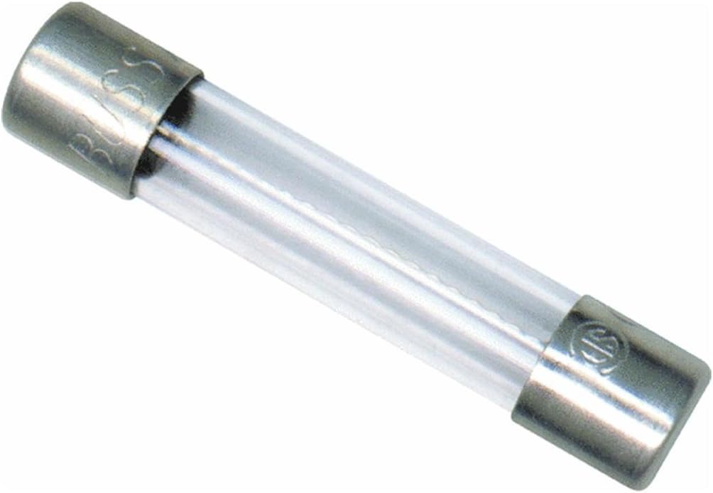 Bussmann AGC-1/2 Fuse, Fast Acting, 3AG, 500mA (1/2 amp) 250V (5 Pack)