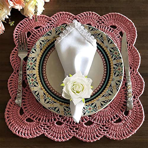 6 stuks rozenservetringen, kunstbloem, servetringen, set simulatieroos, artistieke servetring, tafeldecoratie, servethouder voor bruiloftsfeest, diner, jubileum - Image 8