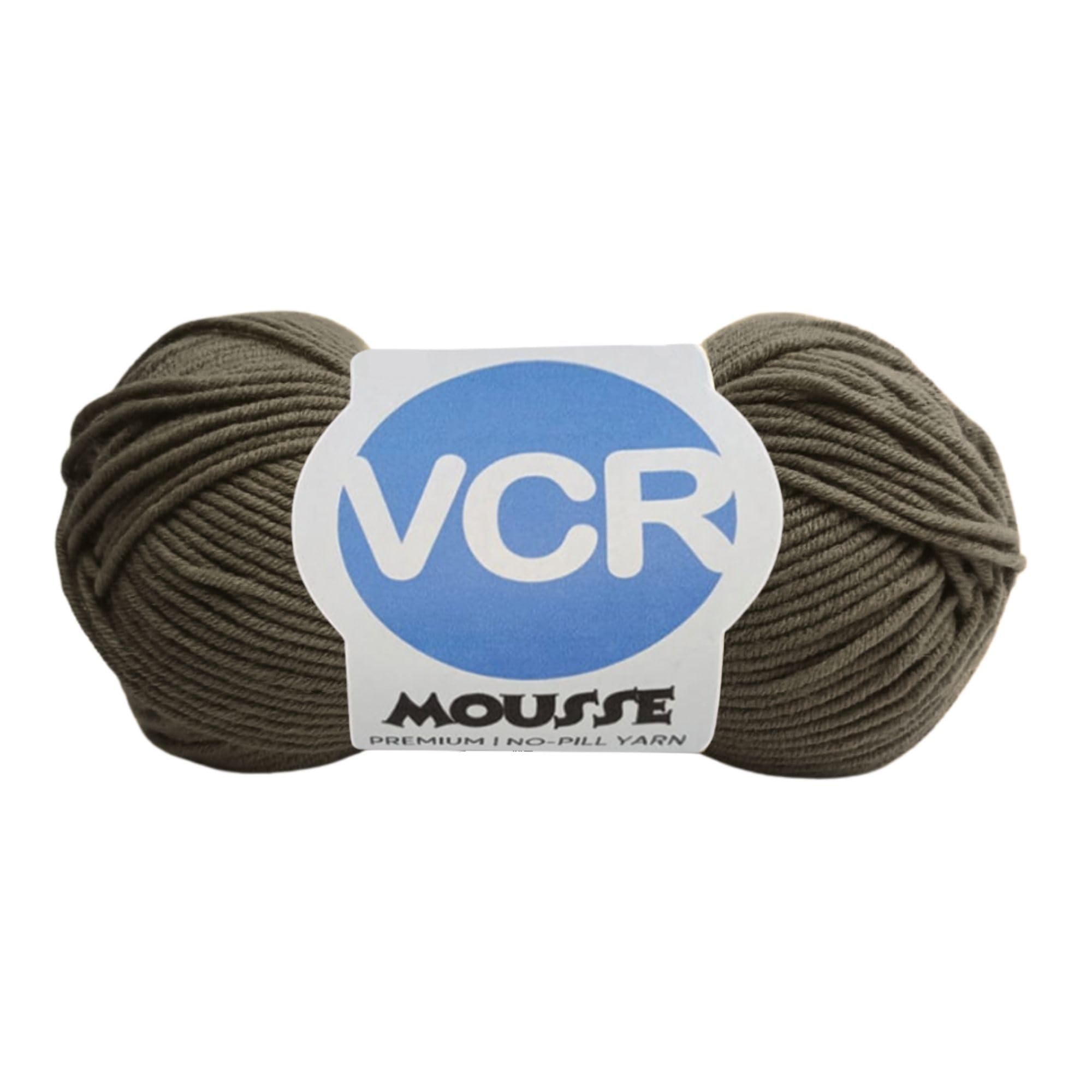 VCR 4ply Dark Grey Yarn, 100 Grams Hank, 190 Meters Length, Acrylic Ball for Crochet and Knitting, Soft Crosia Threads, Pack of 1 Yarn, Suitable for DIY Crafts
