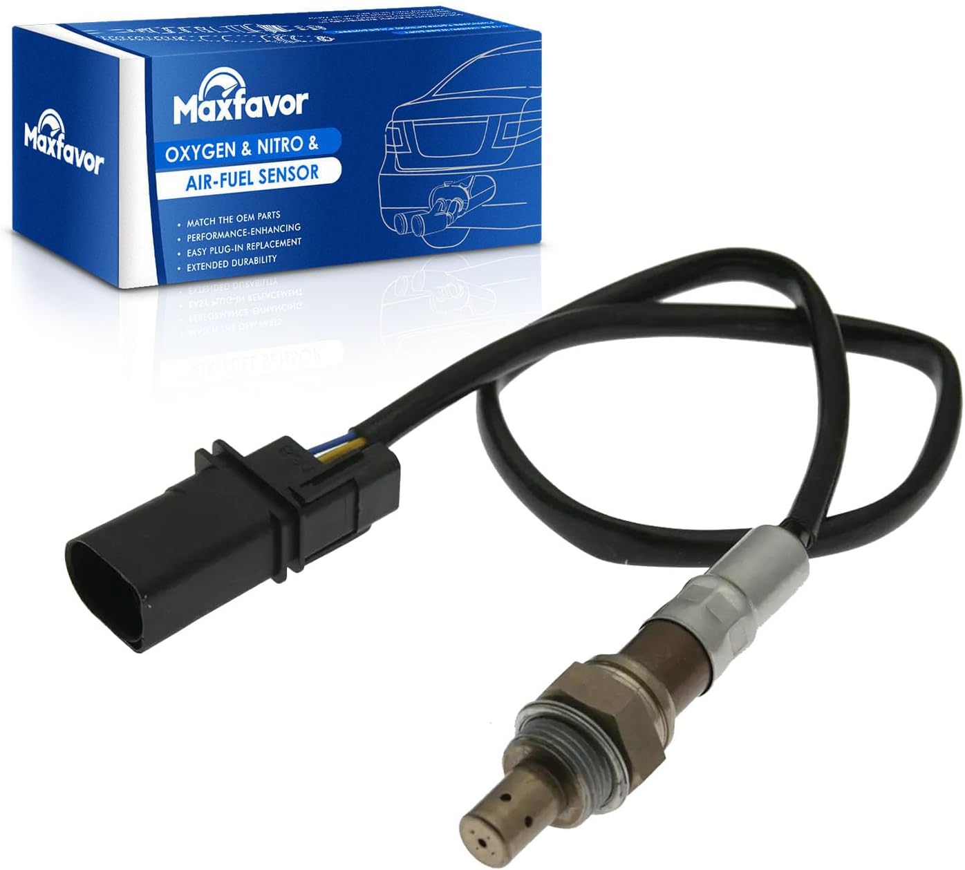 Maxfavor 1Pc Upstream Air Fuel 02 Oxygen O2 Sensor Replacment For 2010 Hyundai Elantra 2.0L 02 Sensor 234-5047 39210-23910