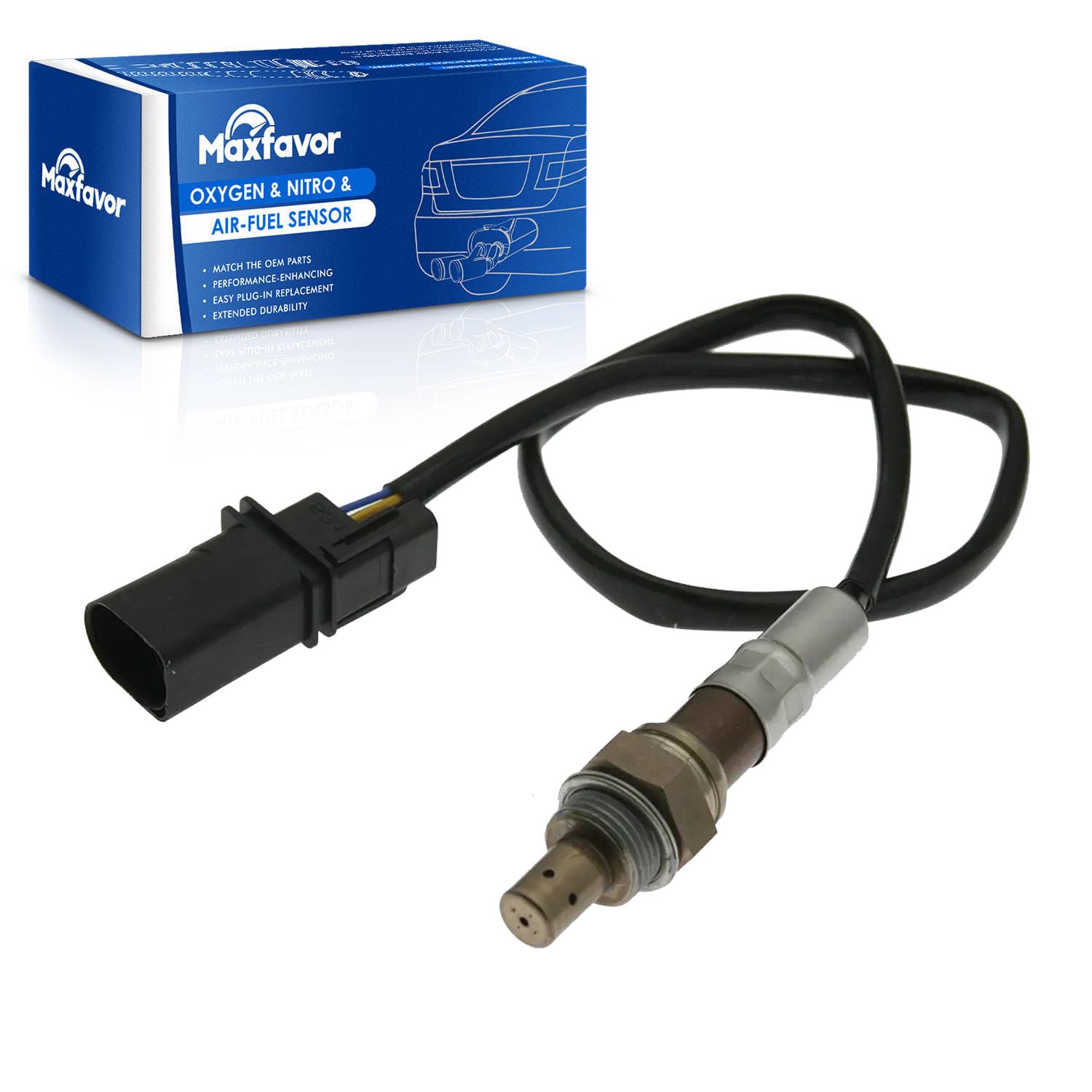 Maxfavor 1Pc Upstream Air Fuel 02 Oxygen O2 Sensor Replacment For 2010 Hyundai Elantra 2.0L 02 Sensor 234-5047 39210-23910