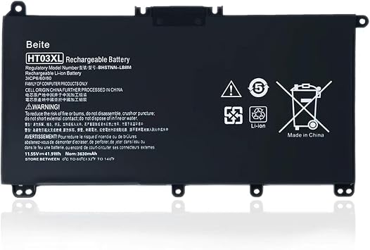 HT03XL Battery for HP L11119-855 HW03XL 7265NGW Pavilion 15-DB Series14M-DH0003DX 14M-DH1003DX 15T-CS200 15-DY0013DX 15-DY1023DX 15-DY1751MS 15-CS3073CL