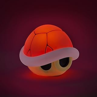 Paladone Super Mario Red Shell Light with Sound, Gaming Home Decor, Officially Licensed Nintendo Merchandise