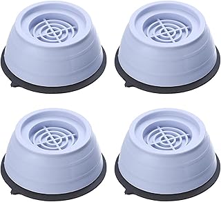 WZRY Pads antidérapants antidérapants, Pads en Caoutchouc Pads Anti-Vibrations SweetSop Silent Silent Skid Raiser Machine de Lave-Linge Protecteur de revêtement de Sol (Color : 4Pcs 9x6.2x4cm)