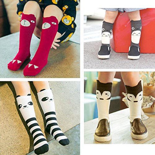 allydrew Zoo Animals Tube Socks Toddler Tube Socks & Children Tube Socks (6 pairs)2