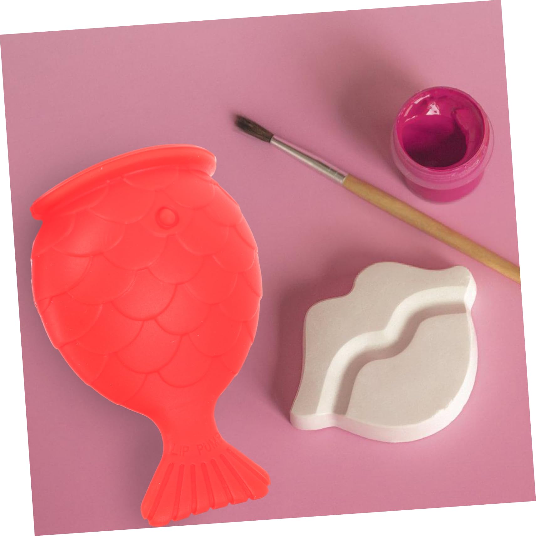Didiseaon 5 Pezzi Dispositivo Volumizzante Labbra in Silicone A Forma Di Pesce Strumento Idratante Per Labbra Volumizzanti