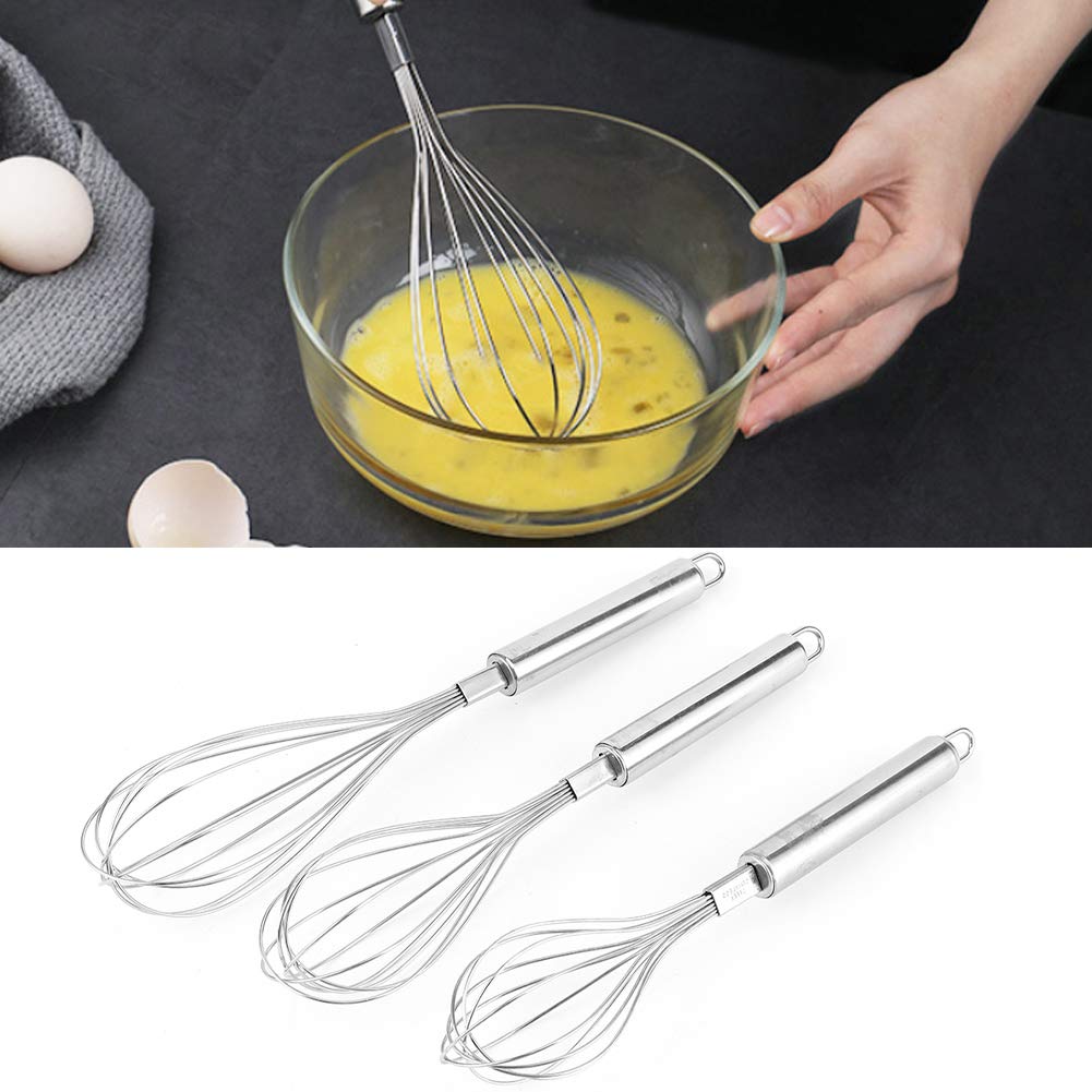 Stainless Steel Manual Mixer Blender Kitchen Baking Tools for Easy Mixing and Blending Kitchen