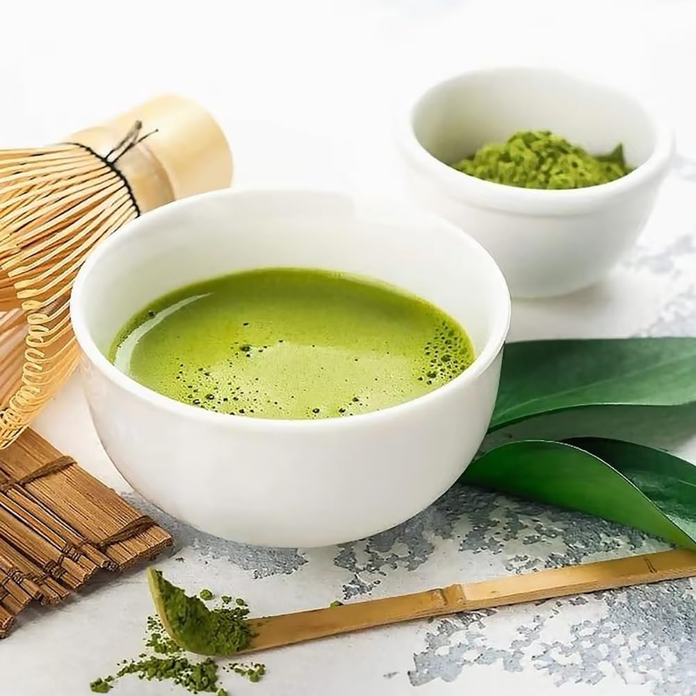 Lot de 20 Cuillères à Matcha en Bambou Faites à La Main, Cuillères à Thé Chinoises Traditionnelles à Crochet Chashaku pour La Cérémonie du Thé Et du Café, 17,5 x 0,85 Cm