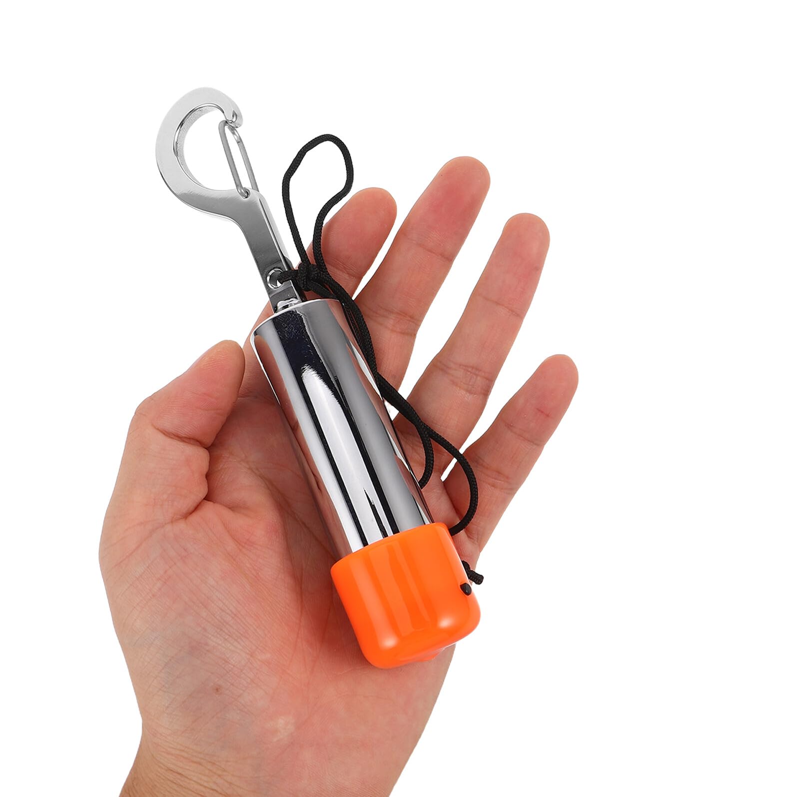 BESPORTBLE Kupfer Taucher Rassel Kompakt mit Ergonomischem Griff | Unterwassersignalgerät für Kommunikation, Handtauchstock mit Clip, Lauter Aufmerksamkeitserreger