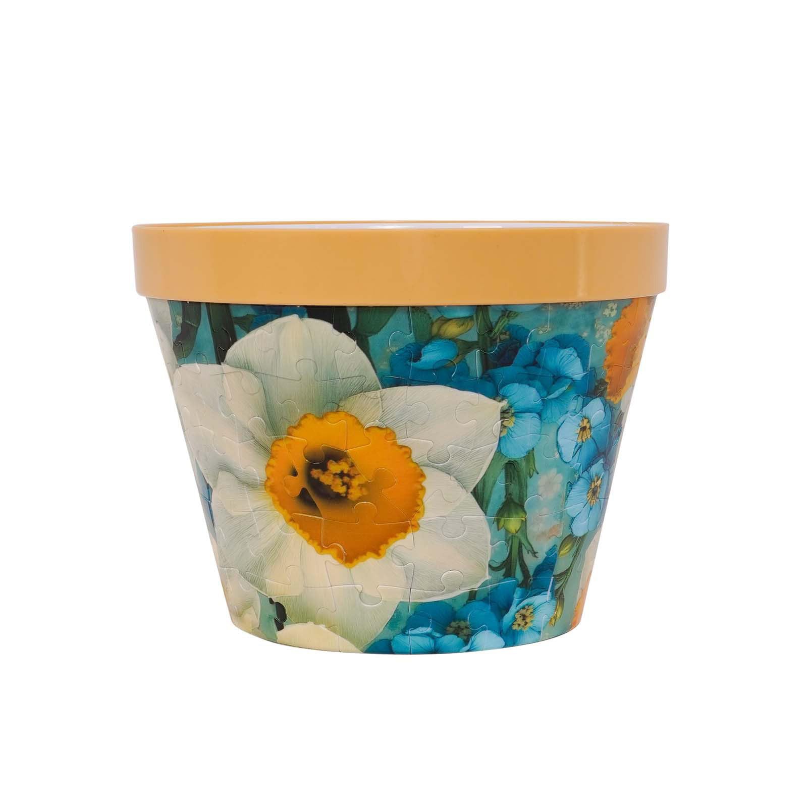 Qixcxaz Type+4 3D Planter Flower Pot Chic Indoor Cactus Succulents Pots Innovative Decorative Puzzle Jars For Attractive Home Decor Home Decor Flower Pots For Indoor,