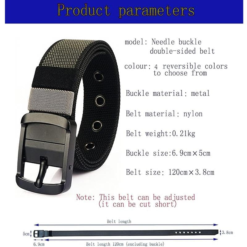 Men's Belt, Summer Dress Belt, Suitable for All Outfits, Travel Tactical Belt4