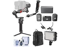 Professional Grade Stability: RS 4 Pro Camera Gimbal Stabilizer