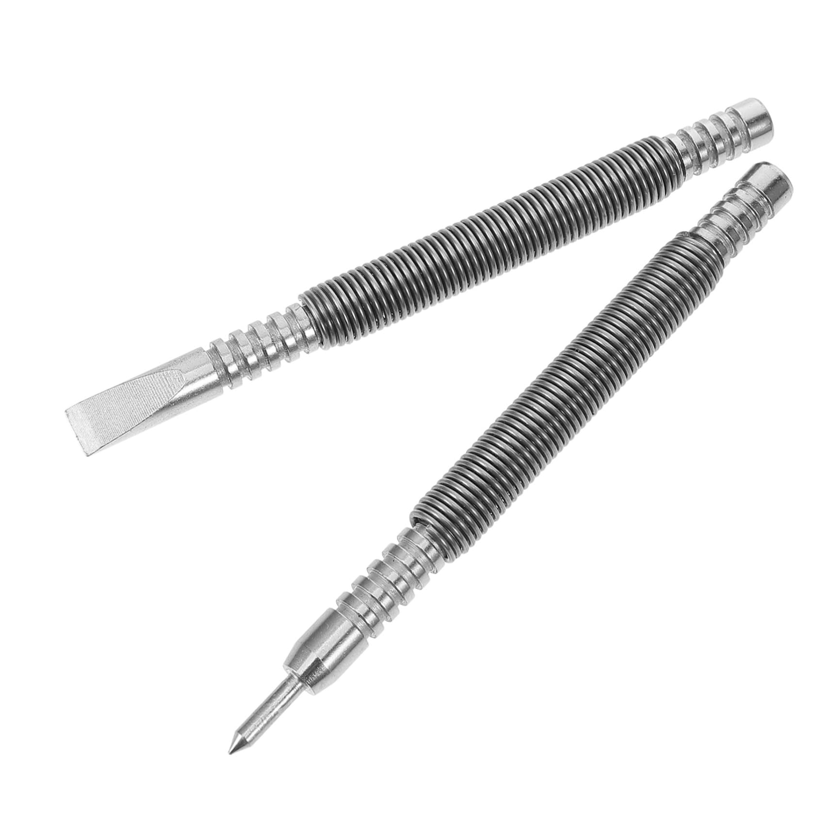 ARTIBETTER Carbon Steel Spring Nail Punch Set Spring Loaded Nail Setter for Wood Metal Glass