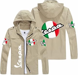 Men's Sweatshirt Jacket for SERVIZIO VESPA Cycling Jerseys Baseball Uniform Long Sleeve Sweatshirts Zip Track Jackets Tops