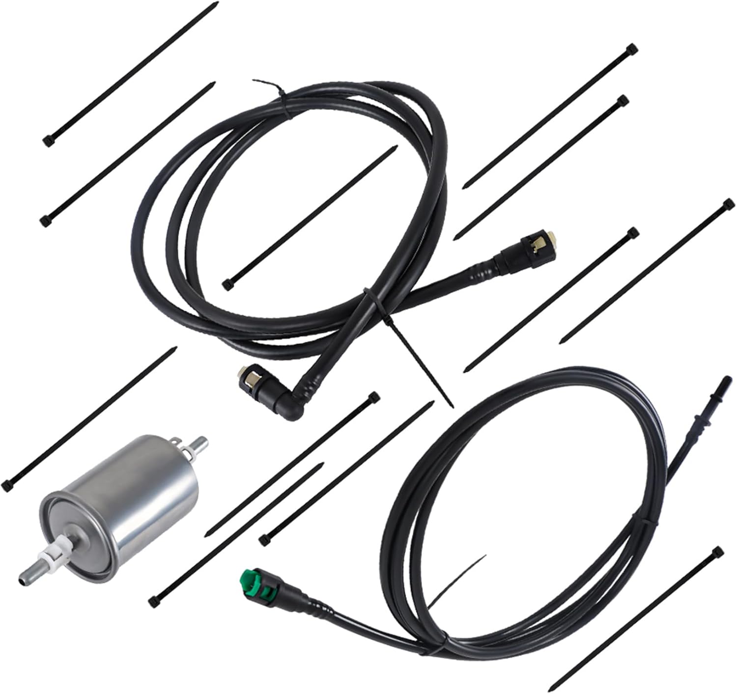 waltyotur Fuel Line Kit Replacement for Chevy S10 GMC Sonoma 2.2L 4.3L 1997-2003 Replacement for FL-GM16D NFR0012 FL-GM56C GM56B