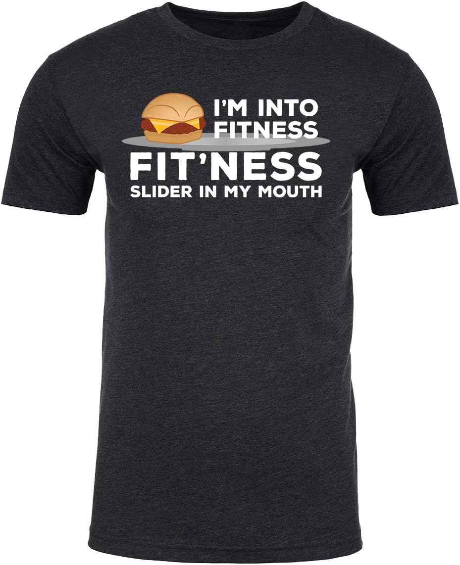 Men's Funny Fitness Slider T-Shirts, Funny Graphic T-Shirts, Gym T-Shirts