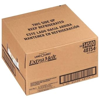 Land O Lakes American Extra Melt White Process Cheese Loaf, 5 Pound -- 6 per case.