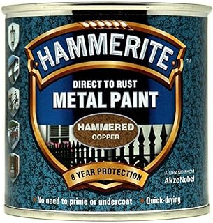 Hammerite Metal Paint Hammered 250ml Copper by Hammerite