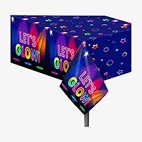 Vista 54 de CC HOME 1 Pack Train Plastic Tablecloth 54 x 87 Inch Long Rectangular Table Cover for Buffet,Birthday Party Holiday Dinner,Picnic or Tablecloth for