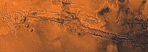 Posterazzi Valles Marineris el cañón de Marte - Póster (23 x 8)
