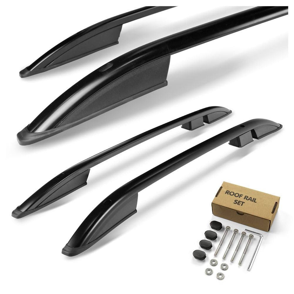 CHROMEMASTER | Barre da Tetto, Rail Tetto Compatibile con VW Amarok 2010-2020; Sono Utilizzate per il Montaggio di Portapacchi, Box da Tetto o Portabiciclette | Costruzione in Alluminio