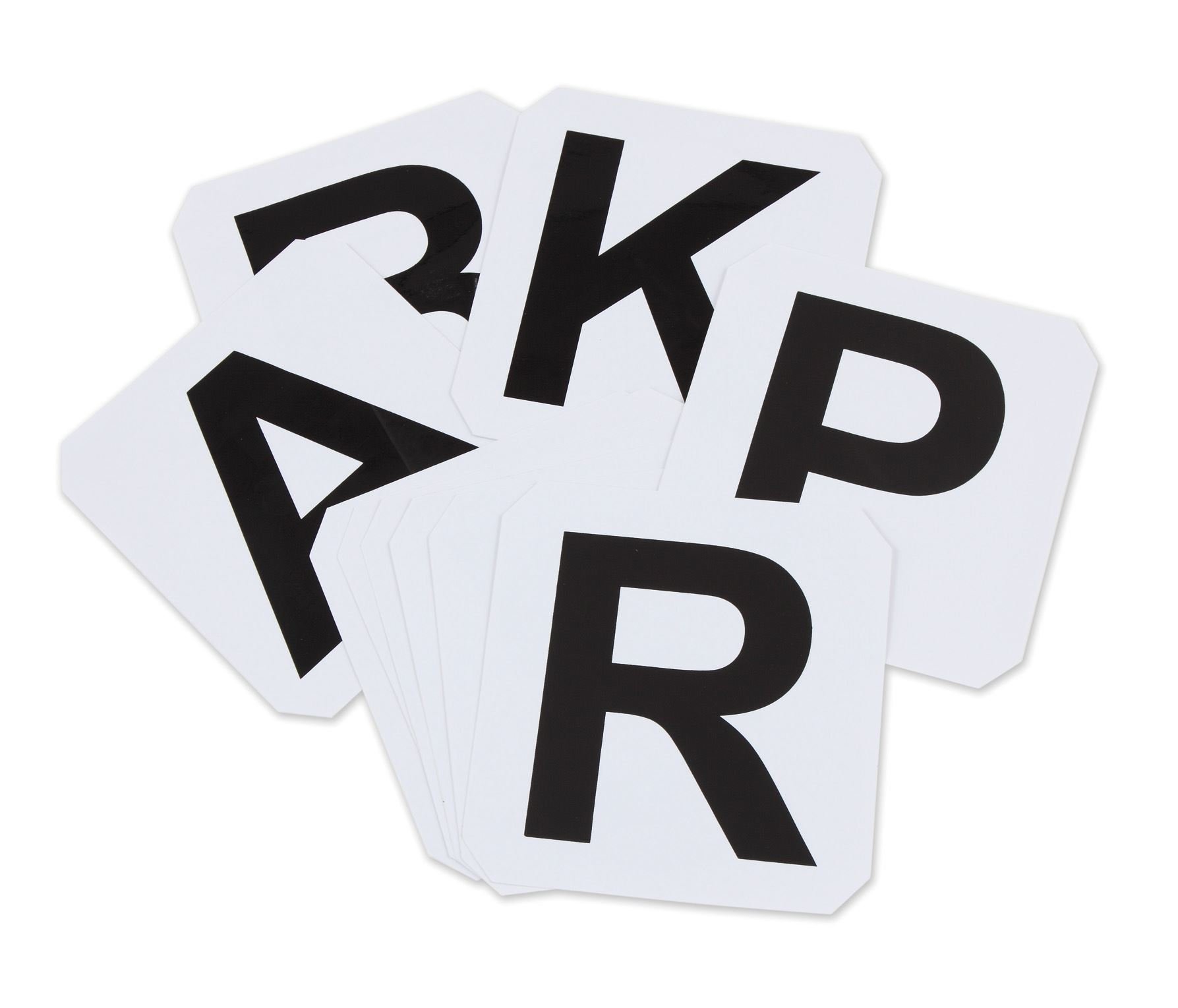 SHIRES SELF-ADHESIVE DRESSAGE MARKERS, SET OF 12: A B C E F H K M R S V P
