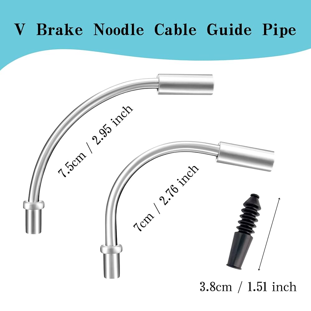 Bike V Brake Noodle Cable Guide Pipe Set, With 4 Pcs Romania