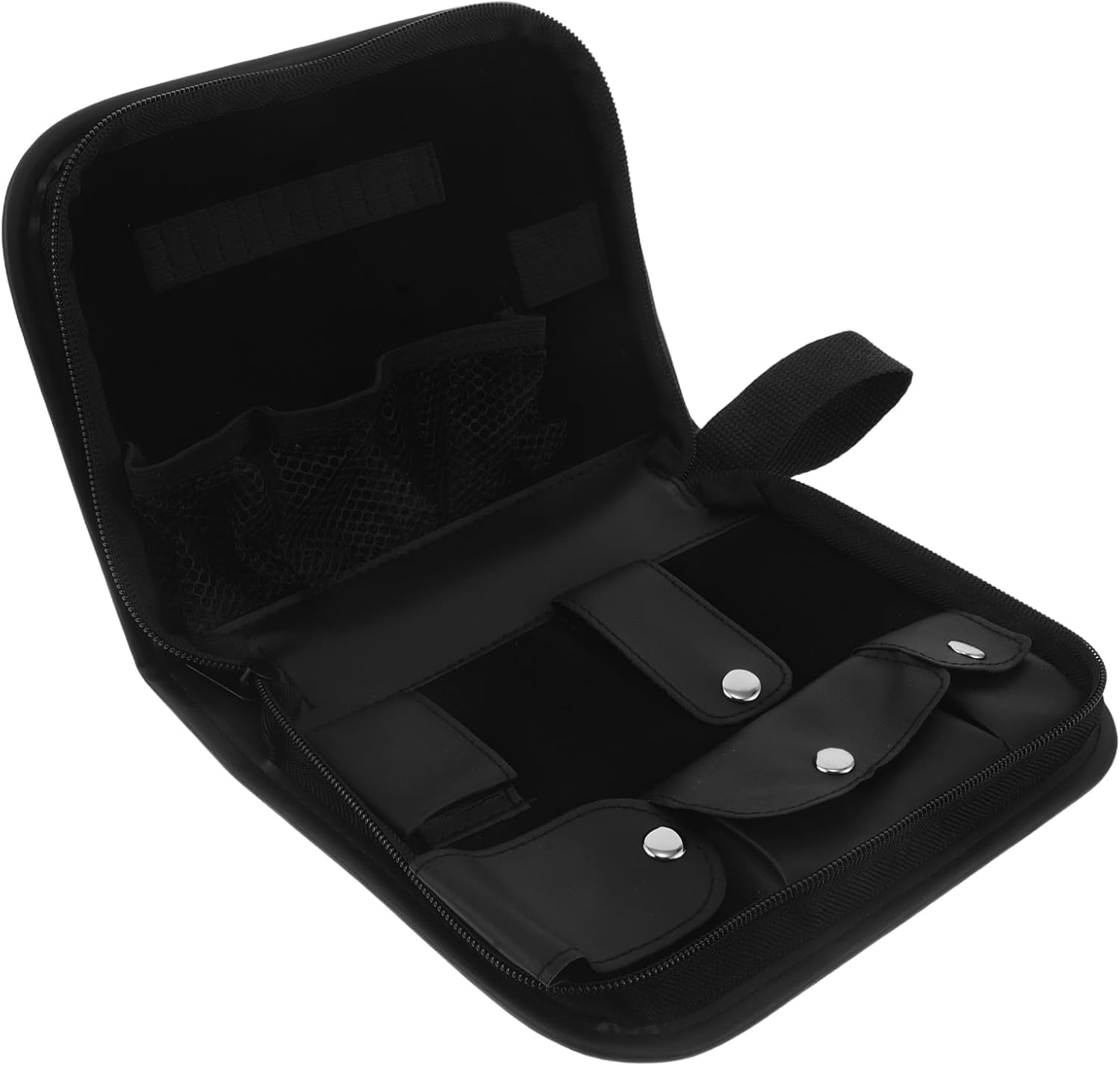 Golf Club Storage Organizer: PU Zipper Carry Bag with Tee & Ball Holders - Multi-Purpose Travel Case for Course Play Equipment