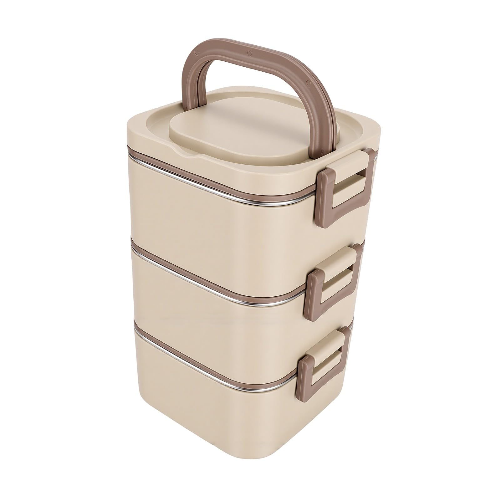 Sorandy Borsa Pranzo Beige con Borsa Termica 2100ml