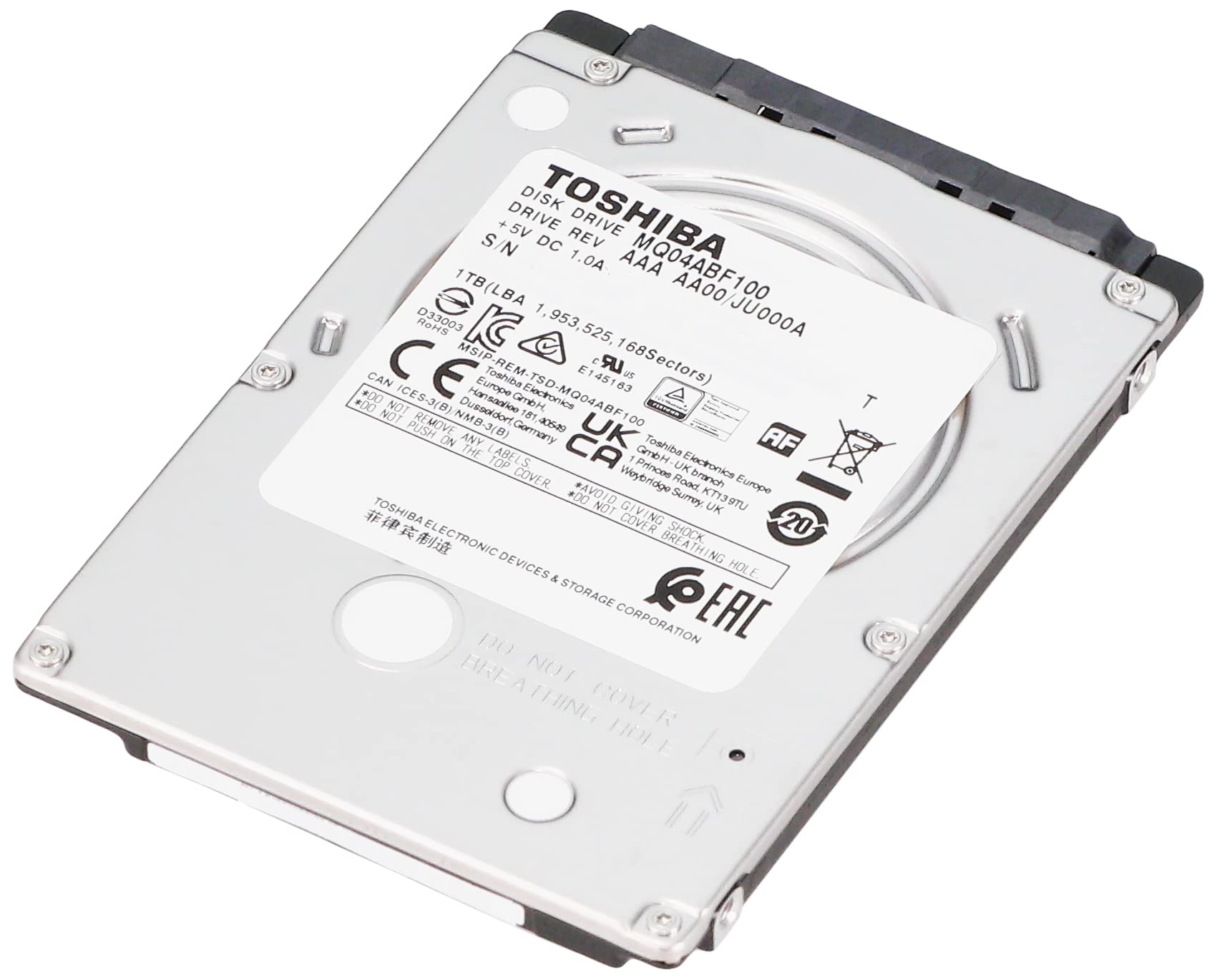 Amazon.co.jp: 東芝 2.5インチ HDD 1TB 内蔵型 ノートパソコン ミニPC 