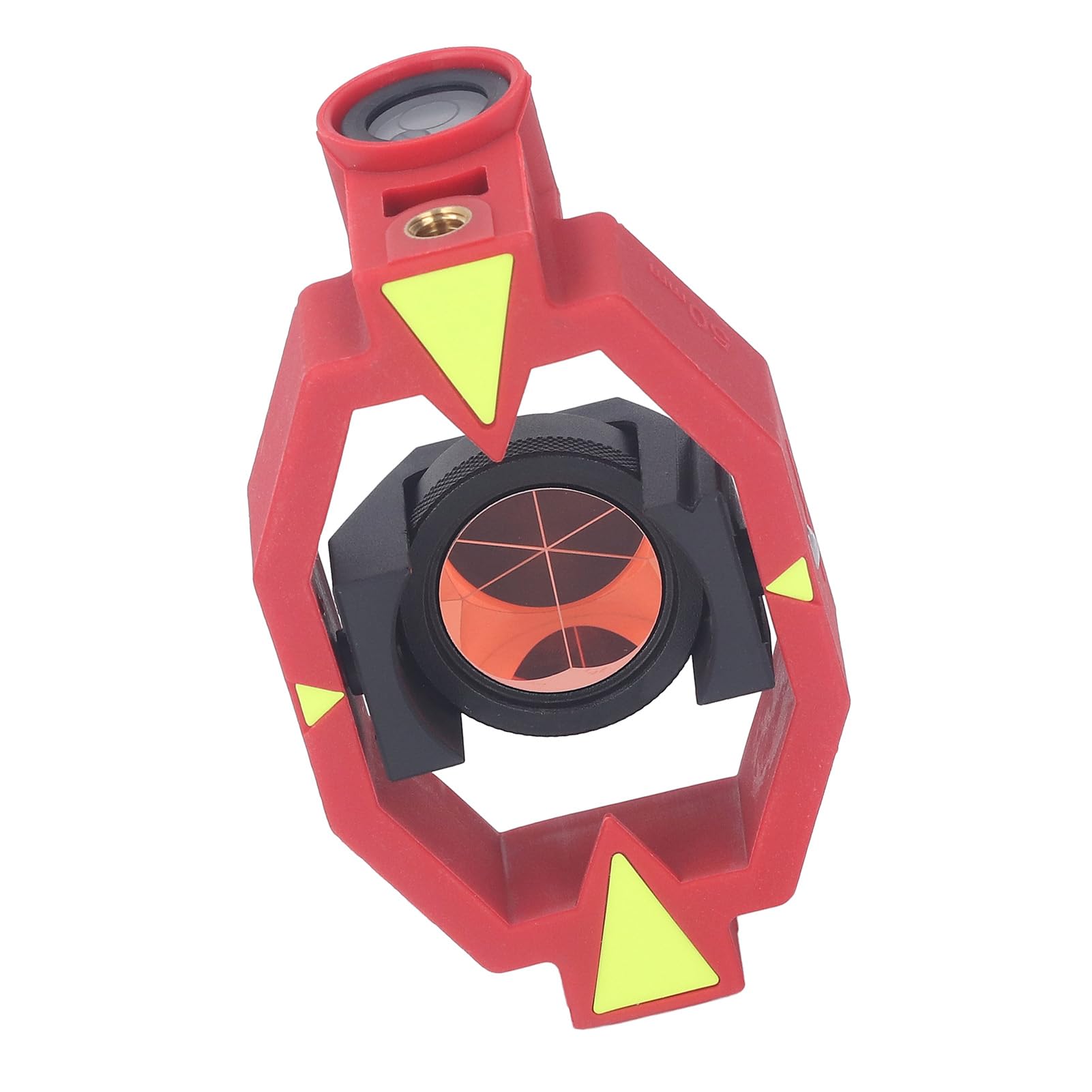 Estación total Mini Prisma K9 Vidrio óptico 0 mm Constante 1 pulgada de diámetro 25,4 mm Herramienta de medición precisa para topografía terrestre con 4 postes y bolsa de