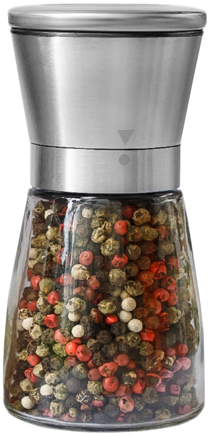 WhiteRhino Pepper & Salt Grinder - Adjustable Coarseness -1