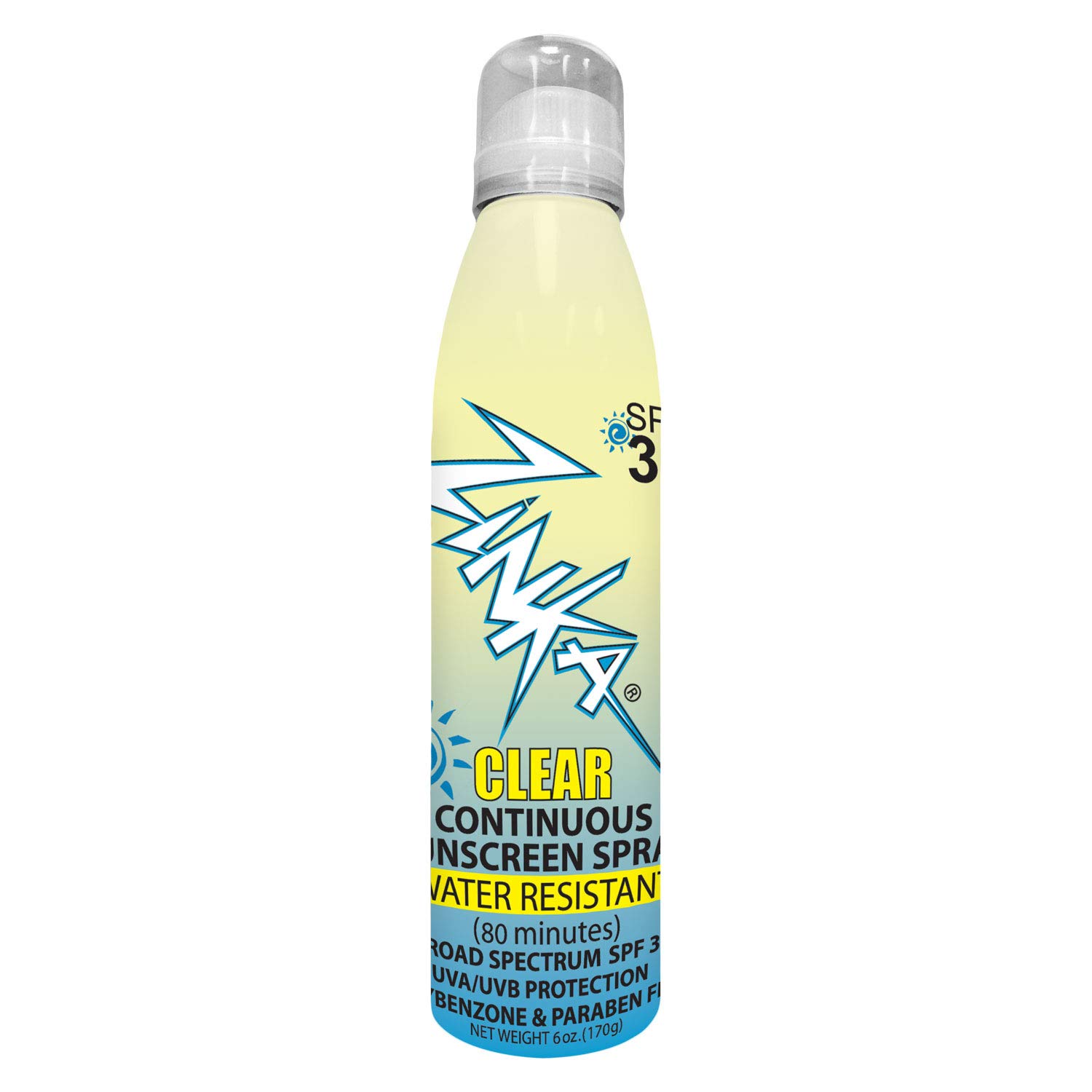Zinka SPF 30 Clear Continuous Sunscreen SPRAY