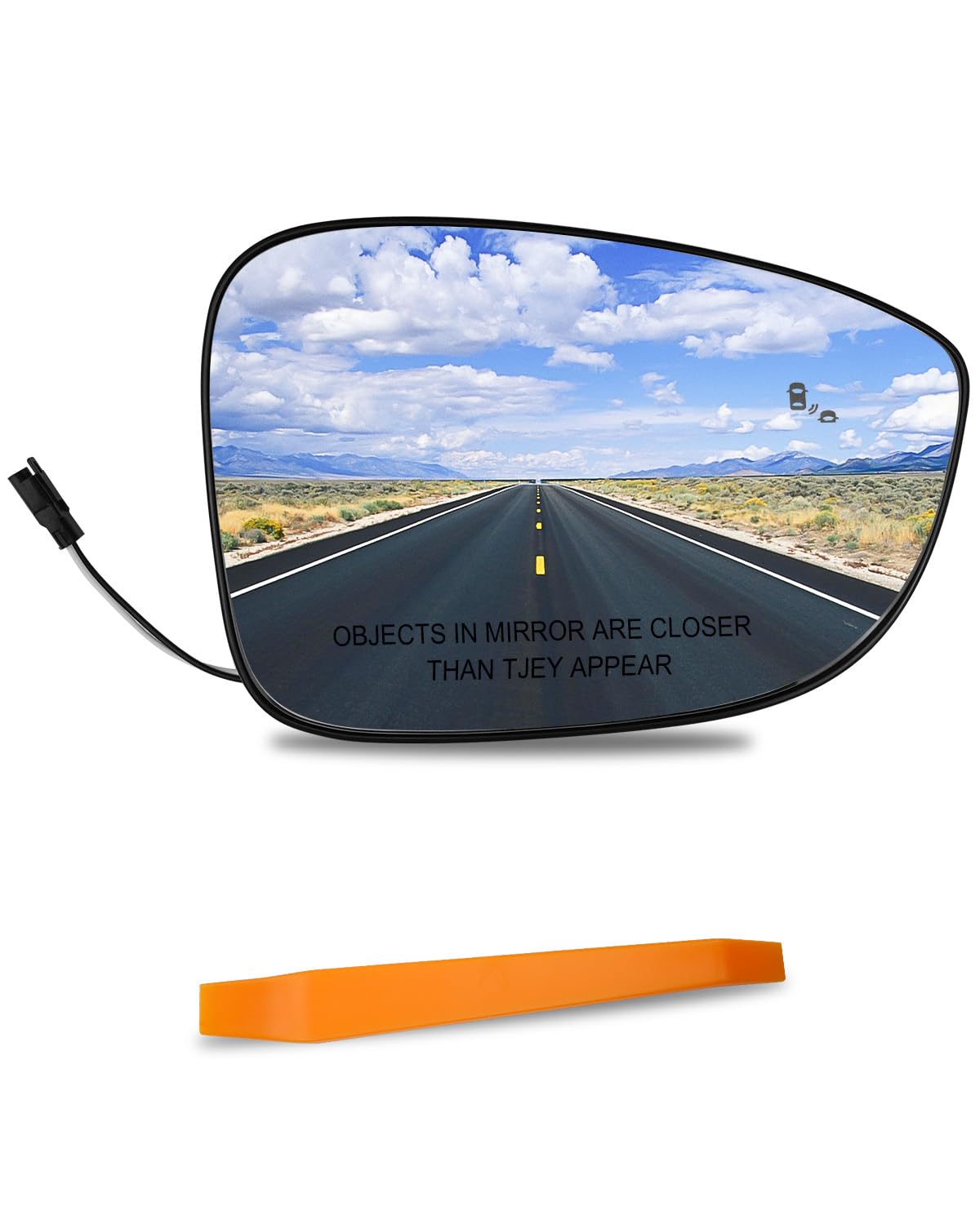 Amazon.com: Passenger Side Mirror Glass Heated Blind Spot Fit for