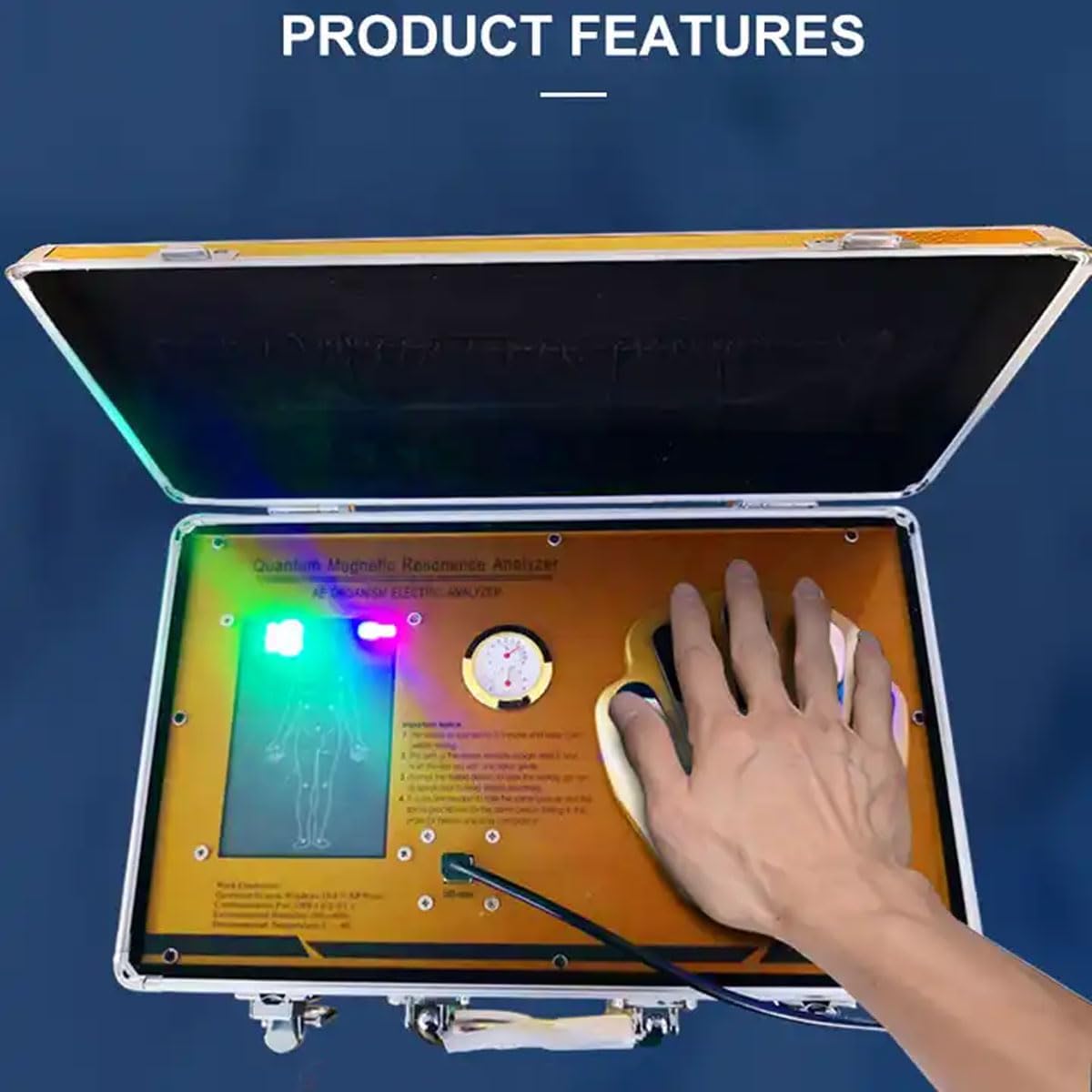 COYEUX Quantum Health Body Analyzer, Inteligentny detektor dynamicznych komórek ludzkich meridianów do szybkiego i dokładnego testowania zdrowia fizycznego dla wszystkich systemów Windows