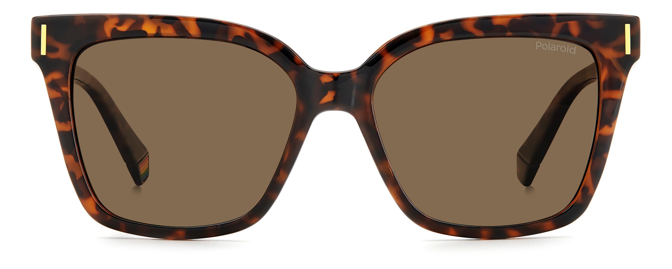 Polaroid Women's Brown Cat Eye Havana Bronze Polarized Pld 6192/S In