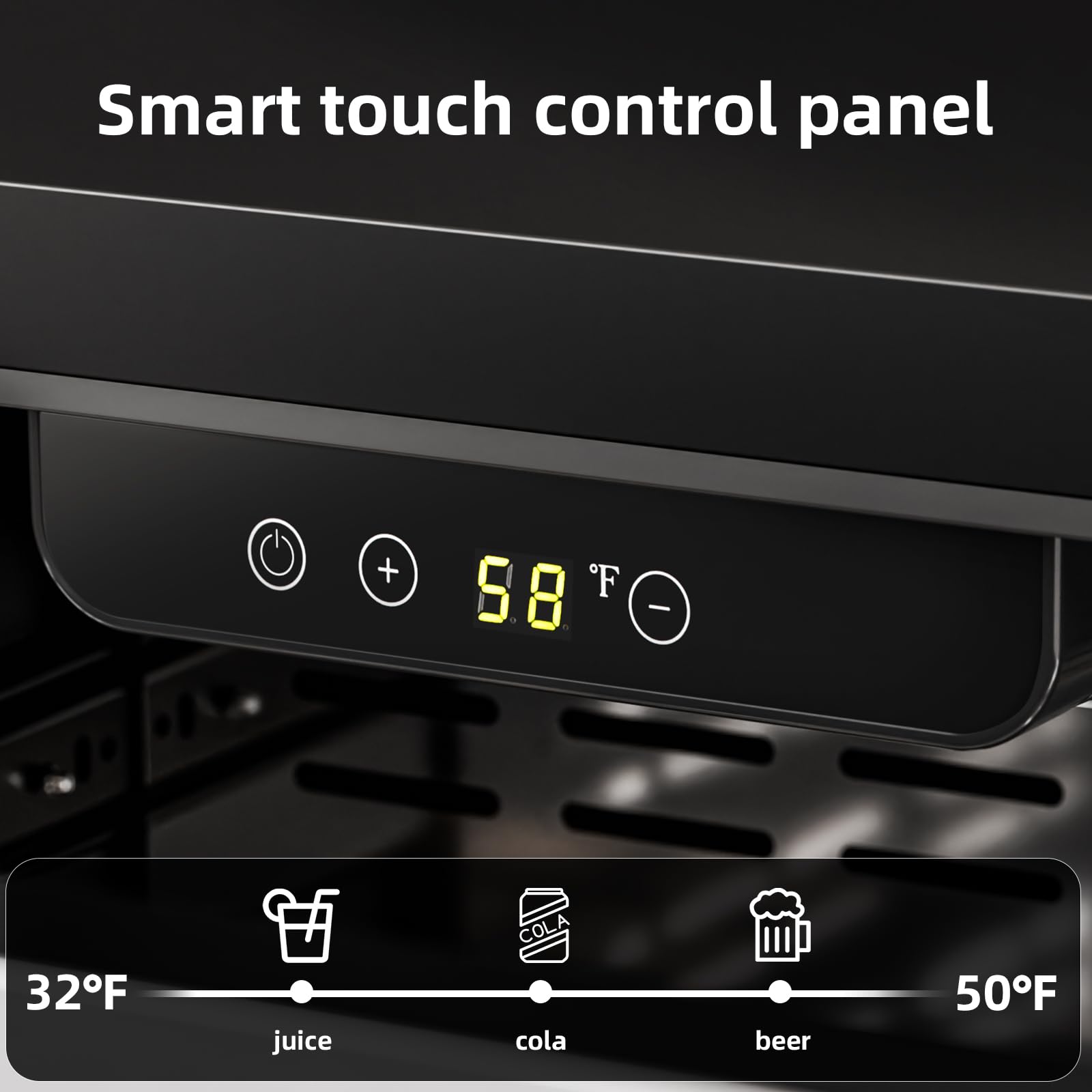 Antarctic Star 4.9 Cu. Ft. Under Counter Drawer Refrigerator, Built-In Fridge For Home And Commercial Use, Stainless Steel Door, Fast Cooling, Low Noise on Fridge.com - View 4