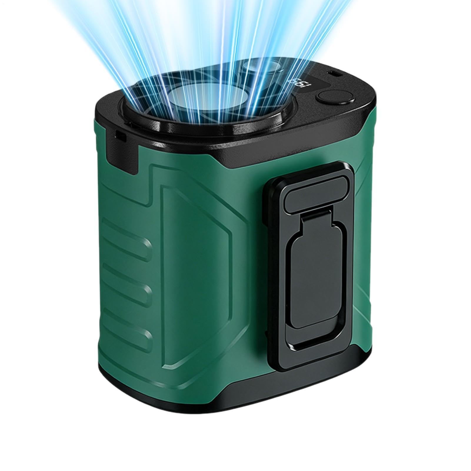Ventilateur ceinture réglable contre la chaleur corporelle en voiture et camping