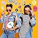 Kipopo VSCO Girl Stuff Hair Scrunchies Velvet 50 Pack Waterproof Cute VSCO Stickers for Hydro Flask Shell Necklace Bracelet Friendship Bracelet Stainless Steel Straws with Case VSCO Girl Starter Pack