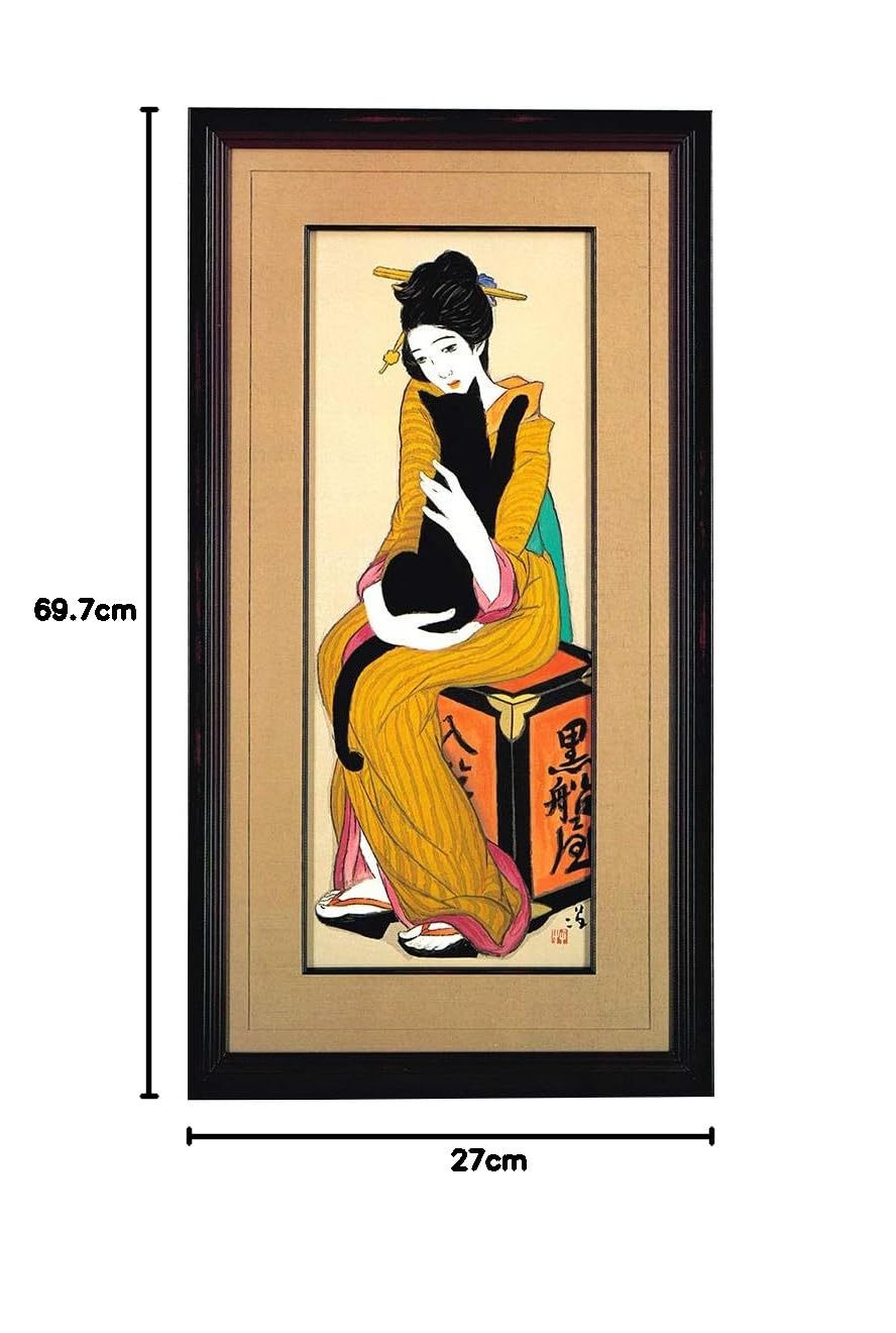 Amazon.co.jp: 山下工芸(Yamashita kogei) 竹久夢二 黒船屋 画寸W27