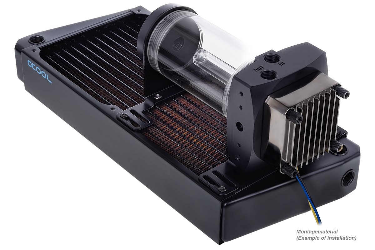 Image secondaire de Alphacool 24740 120/140mm Soutien Eisbecher - 2 Coincé Refroidissement par Eau Réservoirs