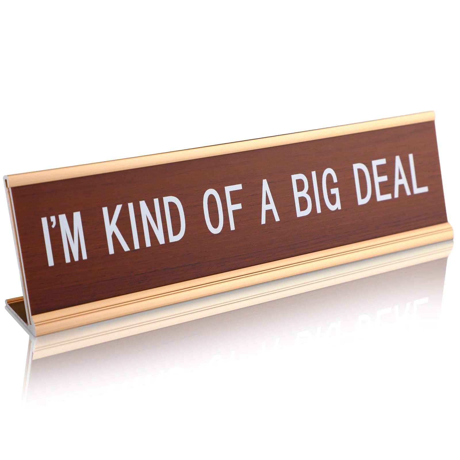Weysat Funny Office Desk Sign - I'm Kind of a Big Deal Funny Office Decor