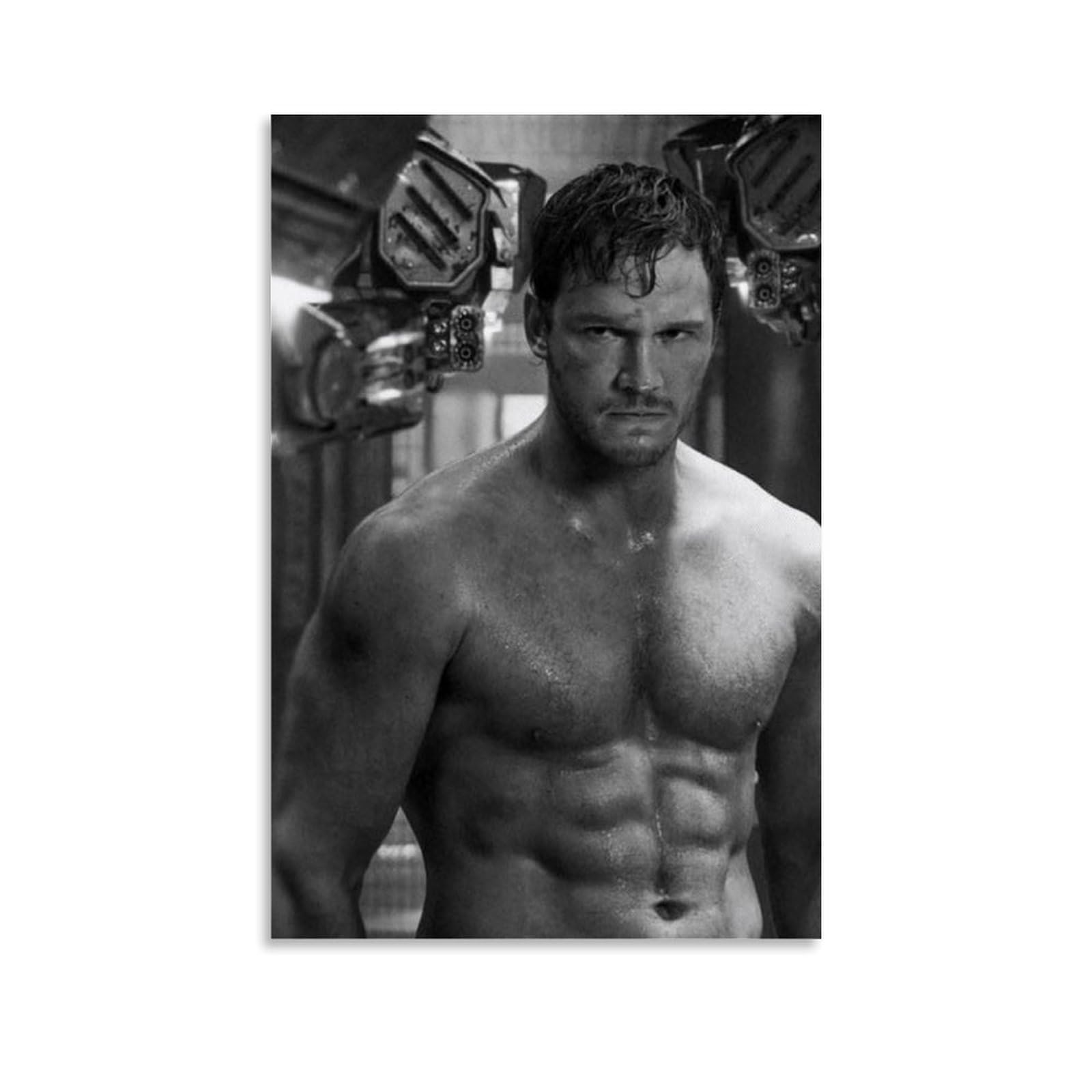 NaLorAChris Pratt Vintage Poster Art Star Art Print Wall Photo Paint Hanging Picture Family Bedroom Decor Gift 08x12inch(20x30cm), Unframe-style