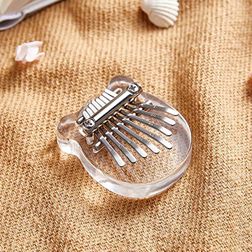 IUYQY Piano à pouce en acrylique Kalimba portable 8 touches – Mini piano Kalimba transparent – Instrument de musique… - Les Beatles, Paul McCartney, John Lennon, RIngo Starr, George Harrison IUYQY Piano à pouce en acrylique Kalimba portable 8 touches - Mini piano Kalimba transparent - Instrument de musique… – Image 4