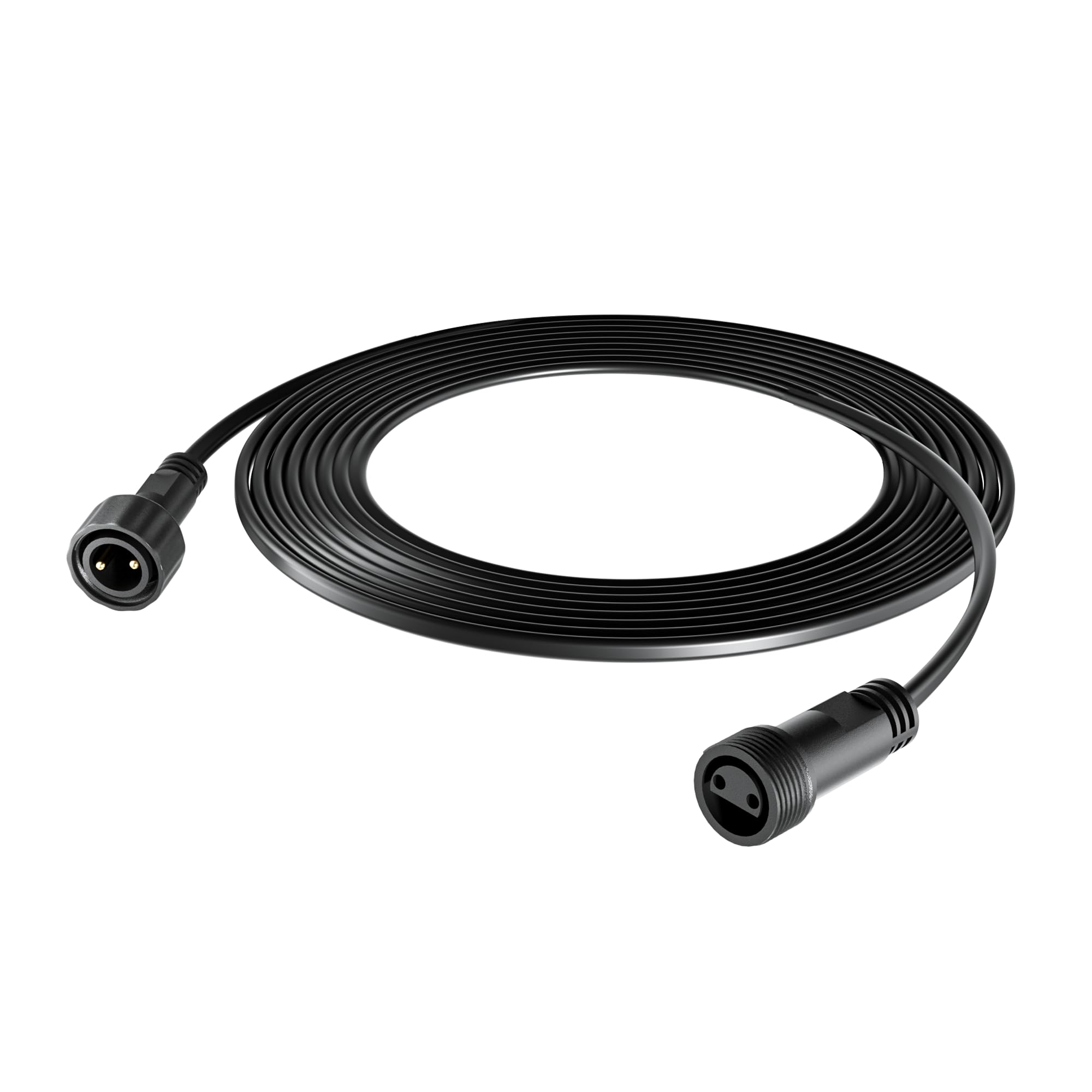 Zuske 3M/10Ft Extension Cable, 2 Pin Waterproof Extension Cord for Outdoor String Lights, Icicle Lights, Net Lights, Curtain Lights