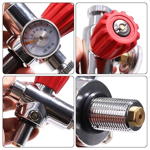 Tuxing 4500Psi Pcp Air Compressor,High Pressure Pcp Paintball Fill Station Stainless Steel Valve Hpa Co2 Tank Din Charging System M18*1.5 #TOP4