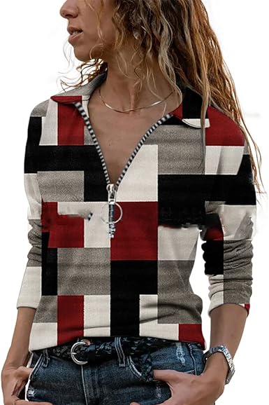 Amazon.com: Bartira Camisetas de talla grande para mujer, con cremallera de  1/4, manga larga, casual, cuello en V, color camiseta, jersey, camisas  Henley : Juguetes y Juegos
