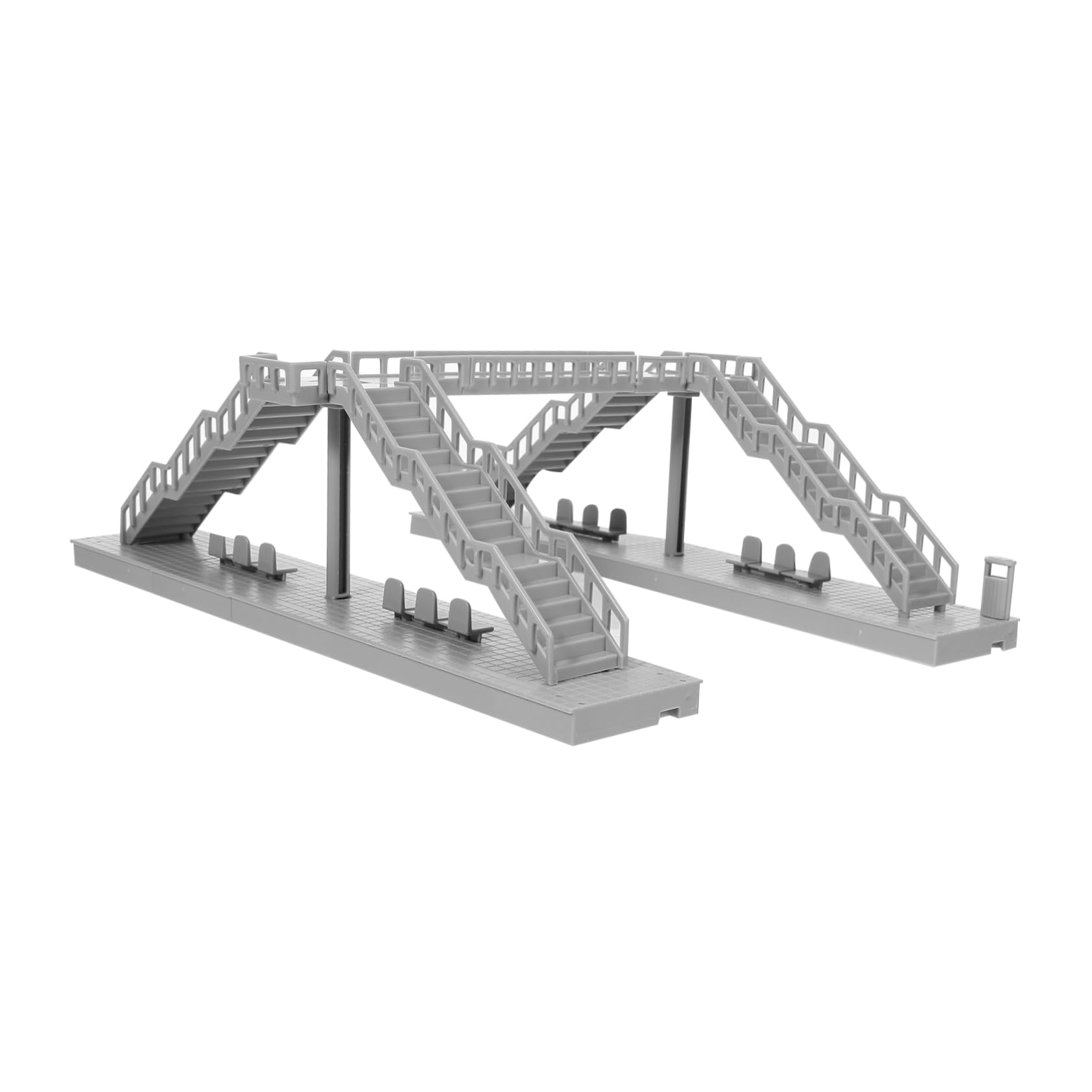 Toddmomy 1 Set Miniature Footbridge Overhead Footbridge Model Pedestrian Bridge Model Footbridge for Sand Table Footbridge for Decor Building Model Footbridge Model Model Abs
