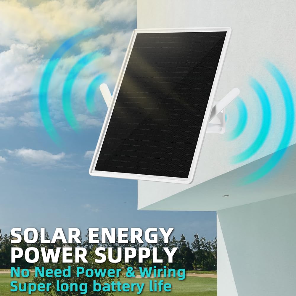 Repeteur WiFi Solaire Batterie Exterieur sans Fil, Puissant Amplificateur WiFi Couvre100-mètres, Outdoor répéteur WiFi Extender 2.4Ghz 300Mbps, Idéal pour Les Grands Espaces éloignés (16in)