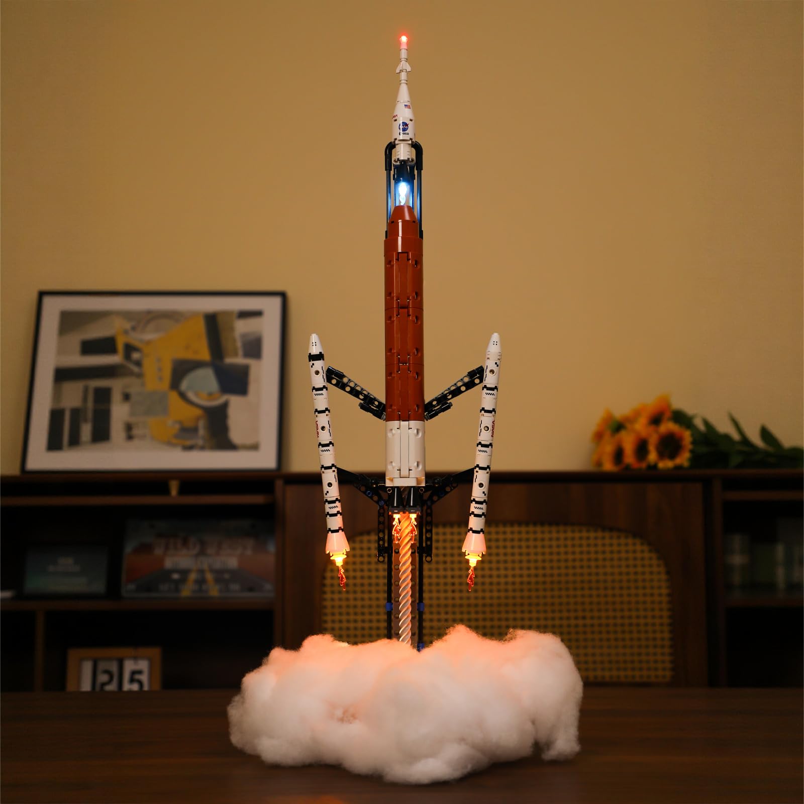LIGHTAILING Led Light for Lego-42221 NASA Artemis-Space-Launch-System Rocket - Easy Install, Hidden Wiring, Home Decor & Gift-Ready (Model Not Included)